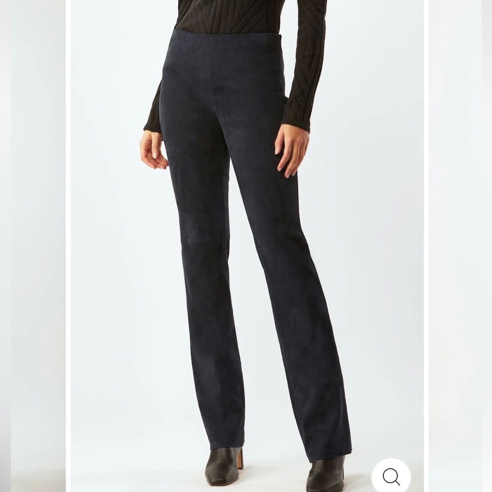 Ecru suede pant